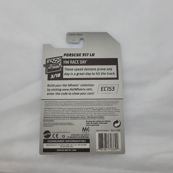 Hot Wheels Porsche 917 LH HW RACE DAY - Picture 2 of 2